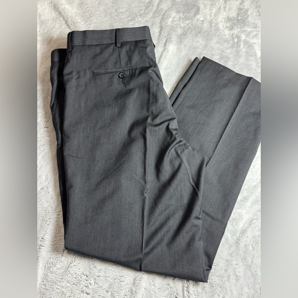 Joseph Abboud Charcoal Gray men’s dress pants 40X32 NEW